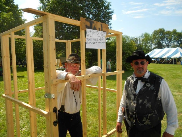 Colonel 'arrested' for Jail and Bail Fundraiser for the Event 